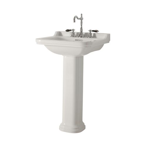 Vasque sur pied - WALDORF - Aqua Prestige - en porcelaine / rectangulaire / 1 trou