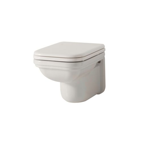 WC suspendu - WALDORF - Aqua Prestige - en porcelaine / rectangulaire / moderne