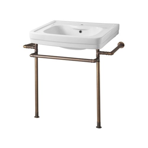 Lavabo sur pied - NEOCLASSICA 940.5770.1.WH &amp; 940.Y5770.xx - Aqua Prestige - en porcelaine / brillant / simple