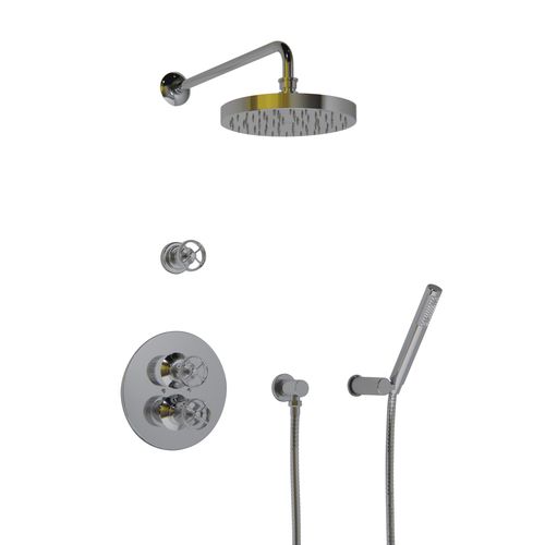 Mélangeur pour douche - ARENA 950.919200.XX.XX - Aqua Prestige - mural / encastrable / thermostatique