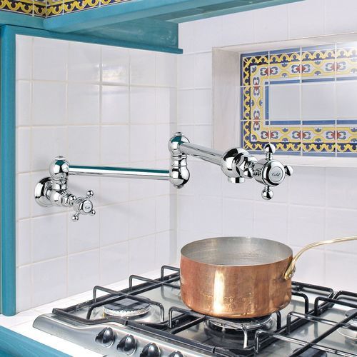 Robinet pour évier - 950.1451 - Aqua Prestige - mural / en laiton / de cuisine