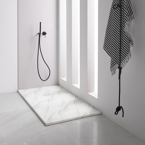 Receveur de douche rectangulaire - MIRAGE ACRYPRINT - Aqua Prestige - surélevé / à poser / encastrable