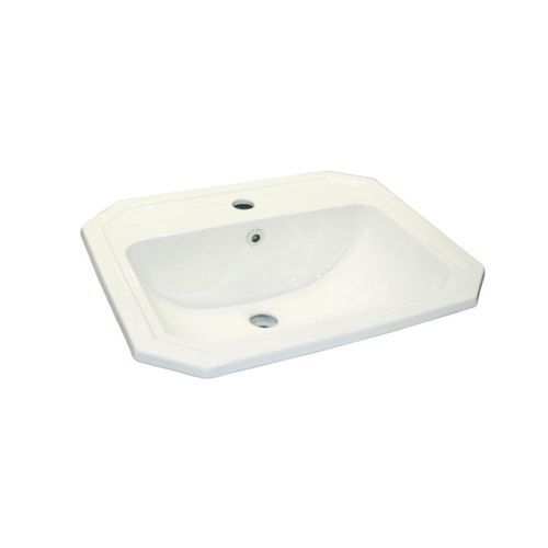 Vasque à poser - EDWARDIAN - Aqua Prestige - en porcelaine / rectangulaire / 1 trou
