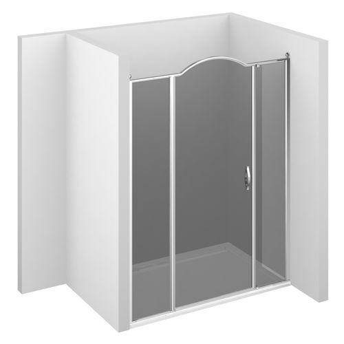 Paroi de douche pivotante - 575.GLM - Aqua Prestige - fixe / rectangulaire / en niche