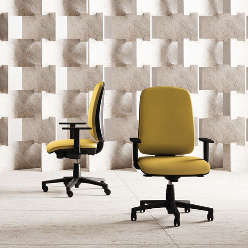Chaise de bureau contemporaine - SISTEMA - Las Mobili - d'intérieur / en tissu / en acier