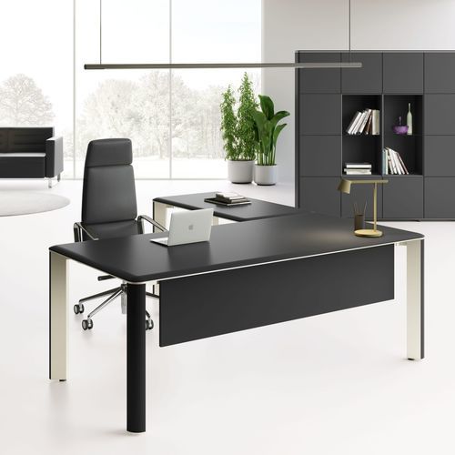 Bureau de direction - IULIO - Las Mobili - sur pied / contemporain / en placage de bois