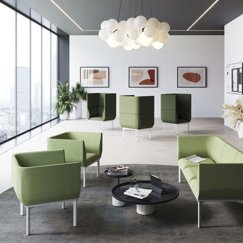 Canapé modulable - DIVO - Las Mobili - d'angle / contemporain / en tissu
