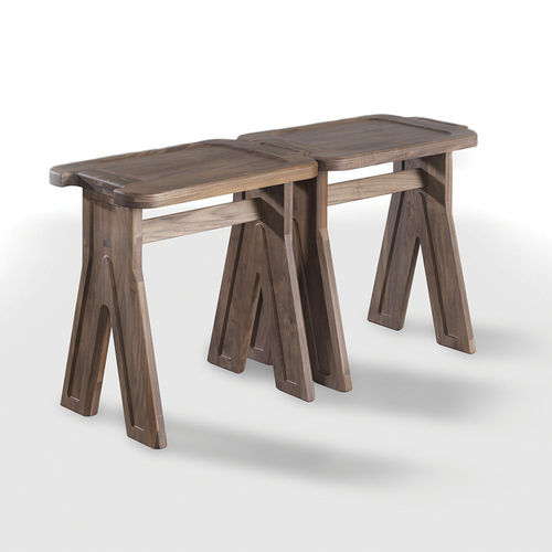Tabouret contemporain - MULTIBANQUETA - Wewood - Portuguese Joinery - en chêne / en bois massif / en noyer