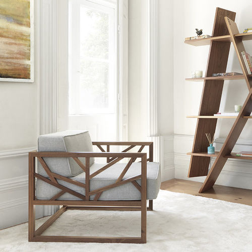 Fauteuil contemporain - TREE  - Wewood - Portuguese Joinery - en tissu / en bois massif / en chêne