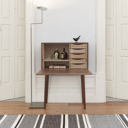 Meuble minibar contemporain - MISTER - Wewood - Portuguese Joinery - en chêne / en noyer