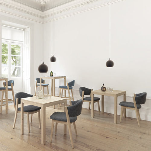 Table à manger contemporaine - NUDA - Wewood - Portuguese Joinery - en chêne / en noyer / en bois massif