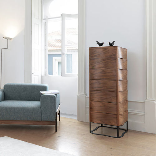 Chiffonnier contemporain - TOUCH - Wewood - Portuguese Joinery - en chêne / en noyer / en fer