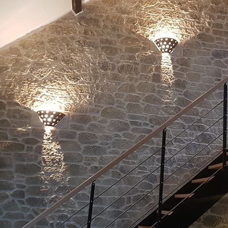 Parement en pierre - MOSELLE - DECOPIERRE - en marbre / pour façade / texturé