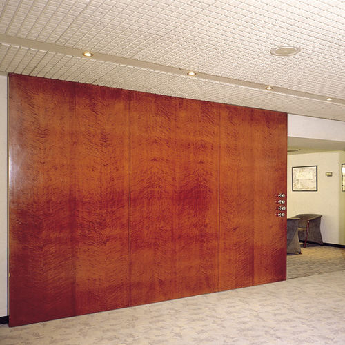 Cloison coulissante - CLASSIC : SF-A300 - SAHECO - en bois / professionnelle