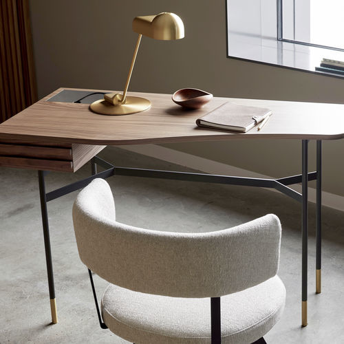 Bureau sur pied - HARRI  - more - pour 1 personne / contemporain / en acier à revêtement par poudre