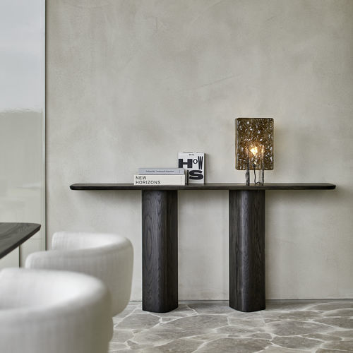Console contemporaine - OSO  - more - en laiton / bois / en bois massif