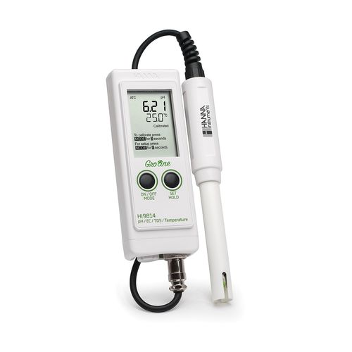 Analyseur d'eau multiparamètres - HI9814 - Hanna Instruments - pH / conductibilité