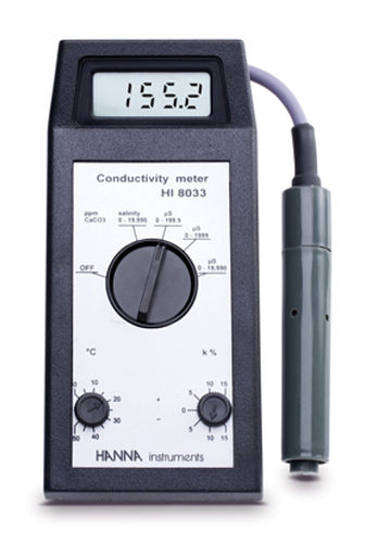 Analyseur d'eau multiparamètres - HI8033 - Hanna Instruments - conductibilité