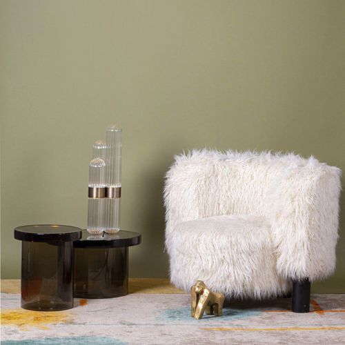 Table basse contemporaine - ALWA THREE SERIES - Pulpo - en verre soufflé / avec piètement en verre / ronde