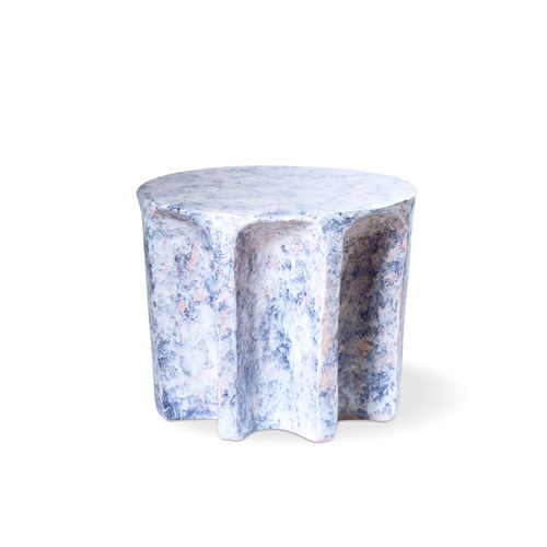 Table basse contemporaine - CHOUCHOU - Pulpo - en céramique / avec piètement en céramique / ronde