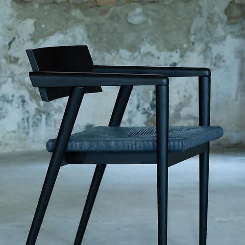 Chaise contemporaine - DORMITIO - L'abbate - d'intérieur / en tissu / en cuir