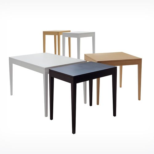 Table mange-debout contemporaine - BREAK - L'abbate - en hêtre / carrée / résidentielle