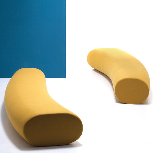 Banquette modulable - SIR BISS - L'abbate - contemporaine / en tissu / en cuir