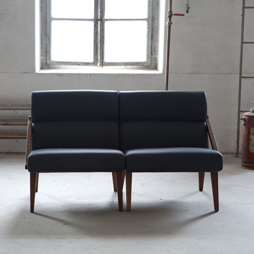 Canapé classique - ATTESA 01 - L'abbate - en tissu / en cuir / gris