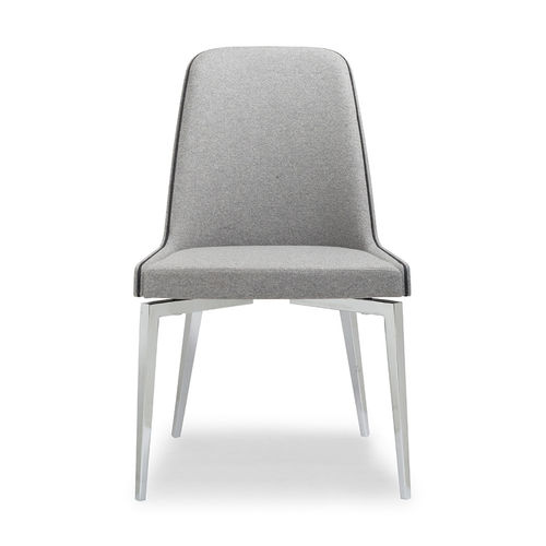 Chaise contemporaine - MARLÈNE 110 QUADRA - RICCARDO RIVOLI Design - d'intérieur / en tissu / tapissée