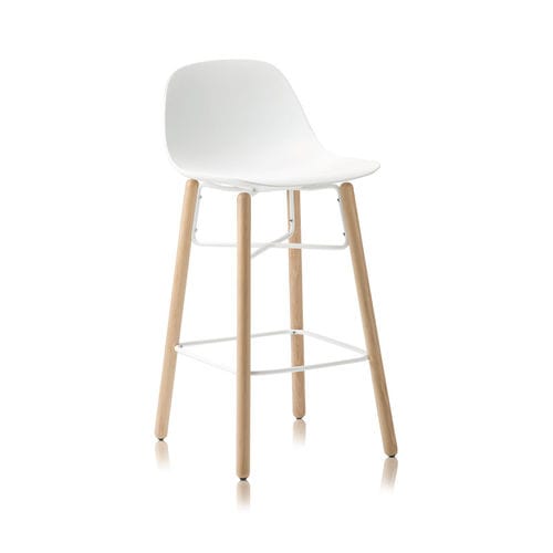 Chaise de bar contemporaine - BABAH W SG - CHAIRS & MORE - d'intérieur / en métal / en polyuréthane