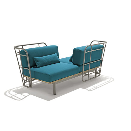 Fauteuil contemporain - JUJUBE D-A - CHAIRS & MORE - en tissu / en métal / confident