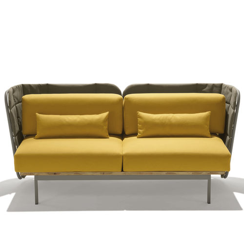 Canapé contemporain - JUJUBE D-B - CHAIRS & MORE - de jardin / en tissu / jaune