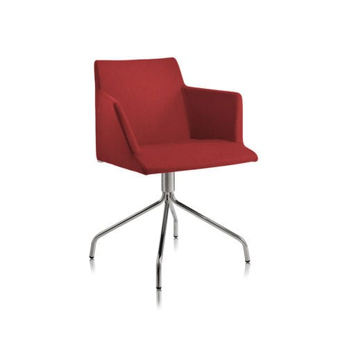 Fauteuil contemporain - BLOOM 1-P - CHAIRS & MORE - en tissu / en acier / professionnel
