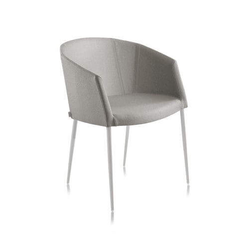 Chaise contemporaine - SO CHIC P - CHAIRS & MORE - d'intérieur / en tissu / avec piètement en acier