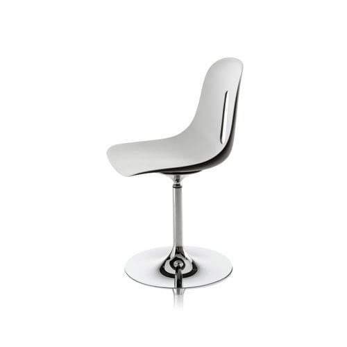 Chaise contemporaine - GOTHAM T - CHAIRS & MORE - d'intérieur / en polyuréthane / avec piètement en métal