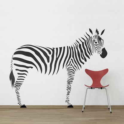 Sticker mural ornemental - ZEBRA 	 - Paristic - animal