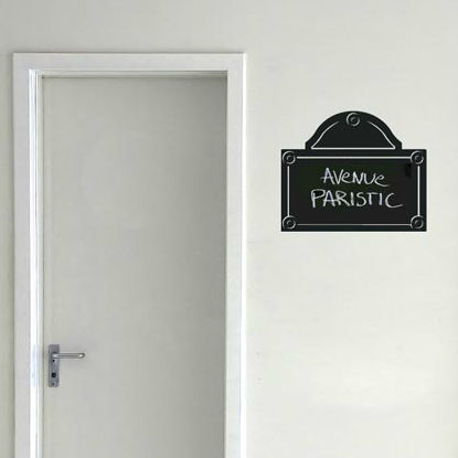Sticker mural sur mesure - SLATE STREET SIGN 	 - Paristic - pour porte