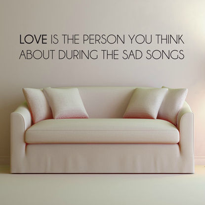 Sticker mural texte - LOVE 	 - Paristic