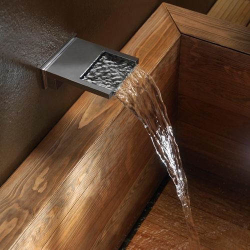 Bec pour baignoire en laiton chromé - E88500 - BOSSINI - mural / professionnel / finition chrome