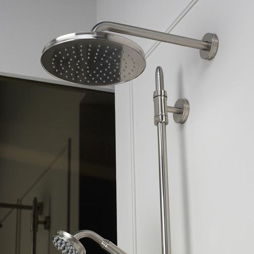 Pommeau de douche mural - H27740G - BOSSINI - rond / pluie