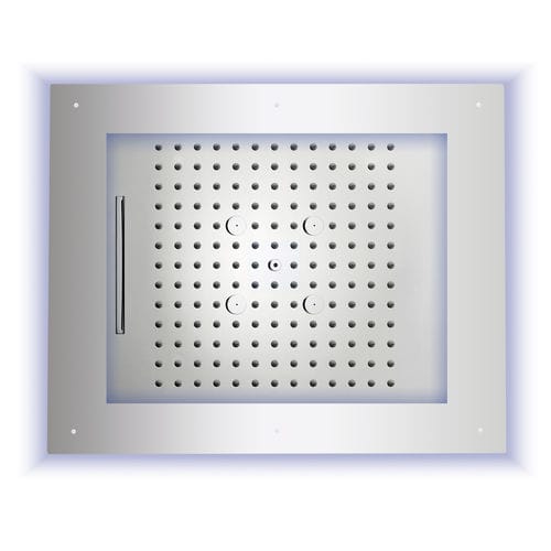 Pommeau de douche avec chromothérapie - HI0930 - BOSSINI - de plafond / rectangulaire / pluie