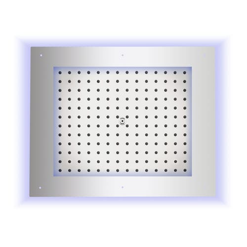 Pommeau de douche avec chromothérapie - HI0391 - BOSSINI - de plafond / rectangulaire / pluie