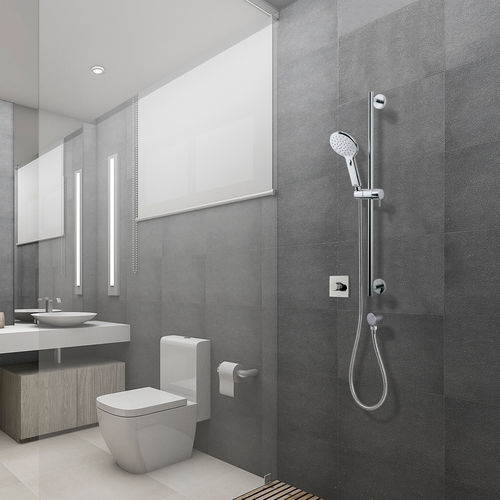 Set de douche mural - DA7001-N - BOSSINI - contemporain / avec douche à main / pluie