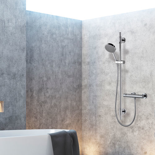 Set de douche mural - D59001 - BOSSINI - contemporain / avec douche à main / pluie