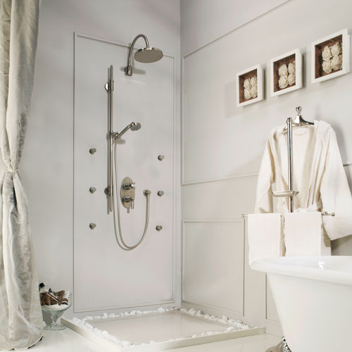 Set de douche mural - D19001 - BOSSINI - contemporain / avec douche à main / pluie