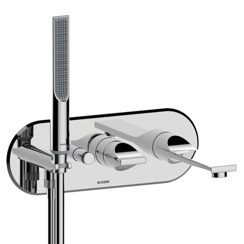 Mitigeur de douche - Z00555+Z00546 - BOSSINI - de baignoire / mural / en métal chromé