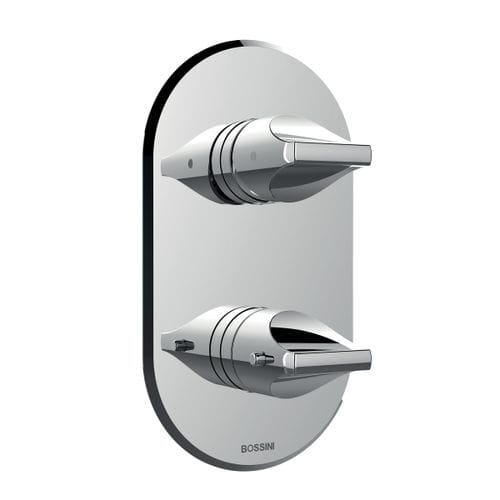 Mitigeur de vasque - Z00500+Z00125 - BOSSINI - mural / thermostatique / en métal chromé