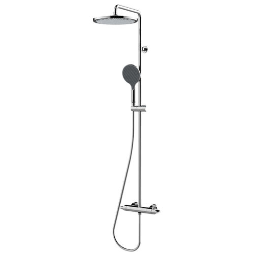 Colonne de douche en laiton - L10506 - BOSSINI - murale / contemporaine / avec douche à main