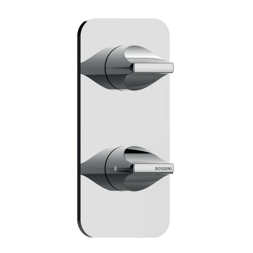 Mitigeur de douche - Z035202+Z030205000 - BOSSINI - mural / thermostatique / en métal chromé