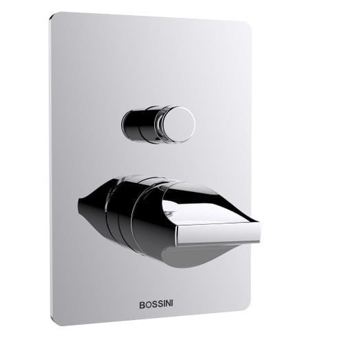 Mitigeur de vasque - Z00507 + Z00005 - BOSSINI - mural / en métal chromé / 2 trous